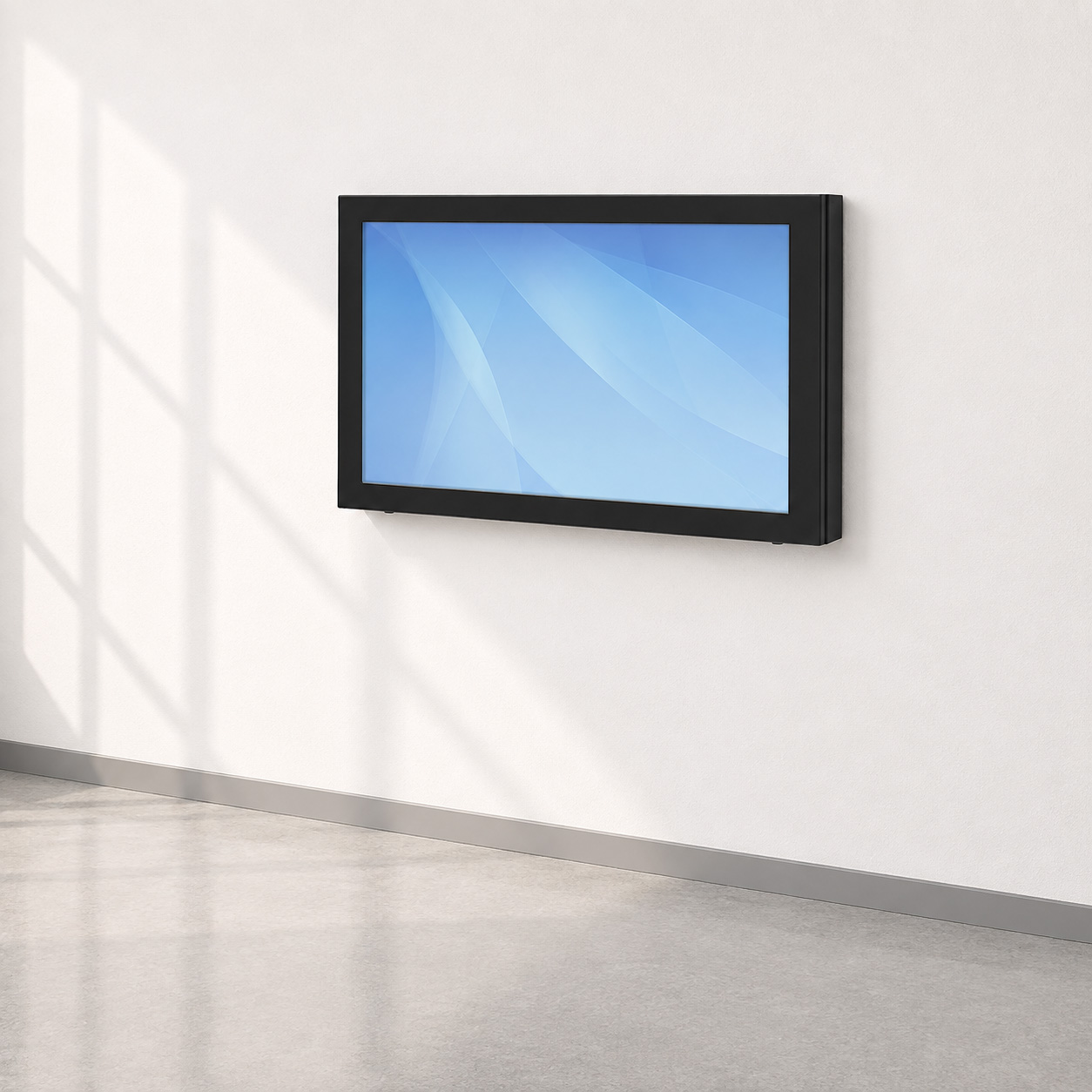 Dani (43″/50″/65″) – Displaygehäuse und digitaler Schaukasten für die Wand