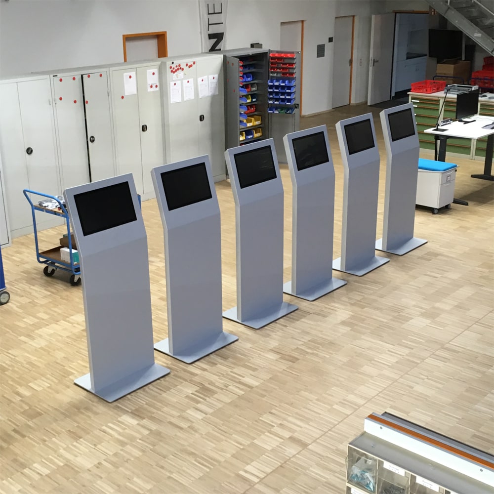Kiosk Terminal und Informationssystem Adnan ohne Tastatur als Digitaler Infopoint. (6 Stück)