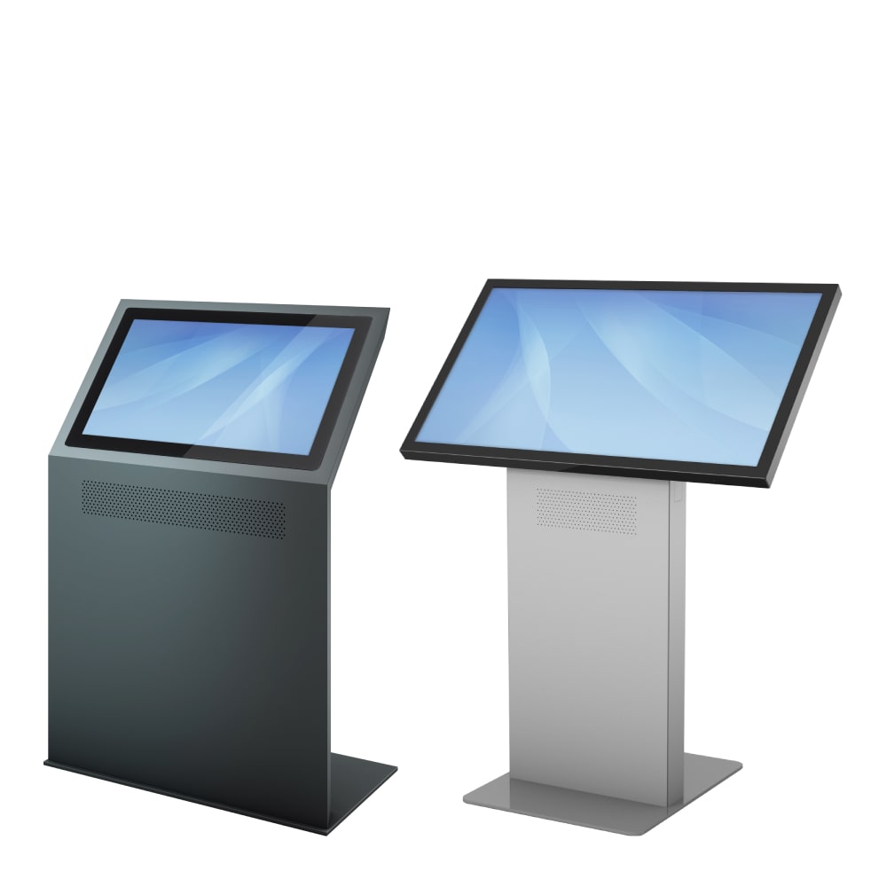 Touchscreen Kiosk Terminals, Infopulte und Tische für interaktives Digital Signage.