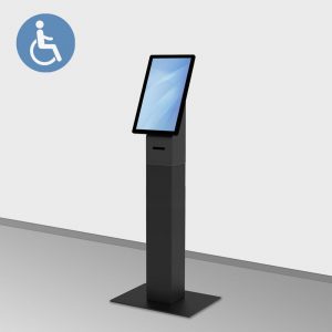 Self Service Kiosk Terminal & Selbstbedienungsterminal MICHL STAND (22“ Zoll Touchscreen). Optionen: Kartenlesegerät, Barcodeleser, Bondrucker, Webcam, Unterschriftenpad, u.v.m.